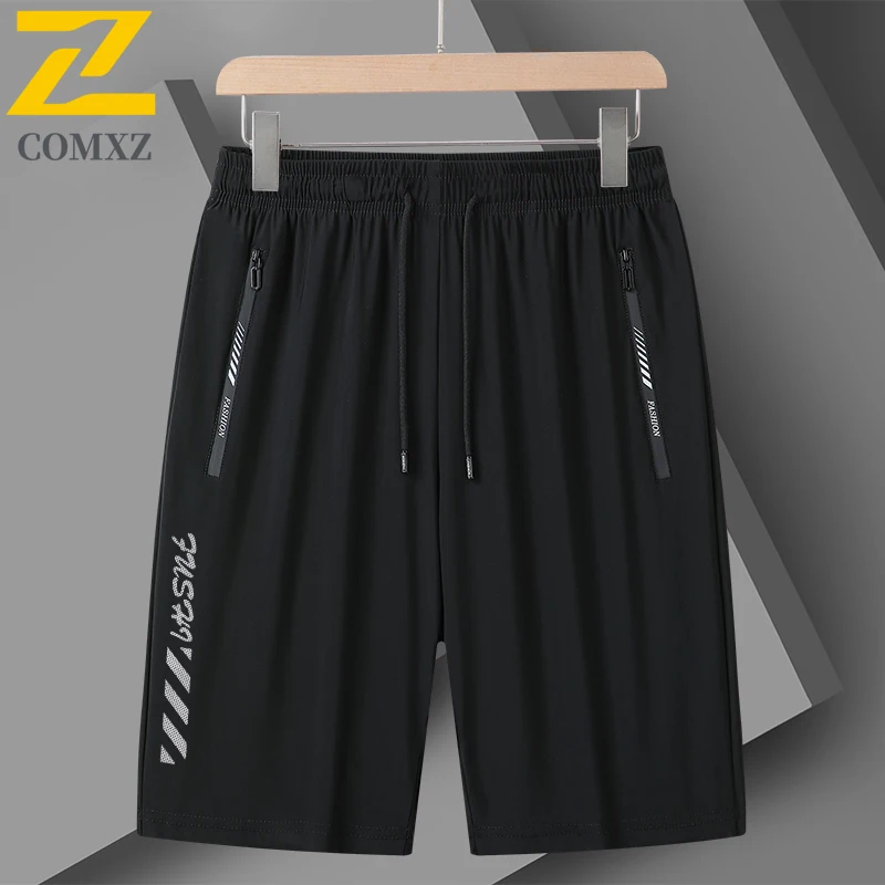 Summer Gym Workout Shorts Men's Casual Fashion Fitness Quick Dry Breathable Sports Shorts Men Jogger Plus Size Bermuda Pants