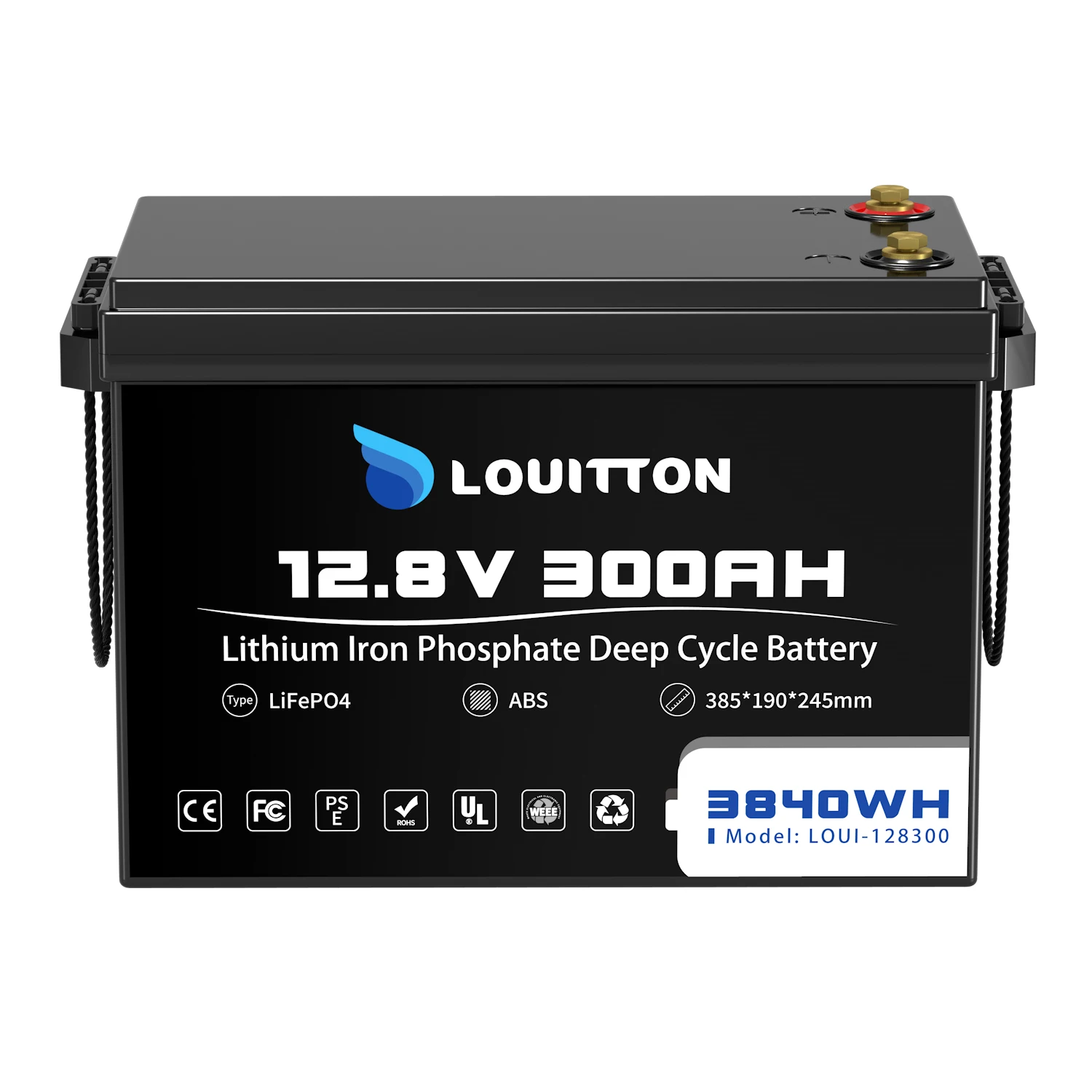 Lowest Price 12V 300Ah LiFePO4 Battery 12.8V Power Batteries 6000 Cycles For RV Campers Golf Cart Off-Road Off-grid Solar Wind