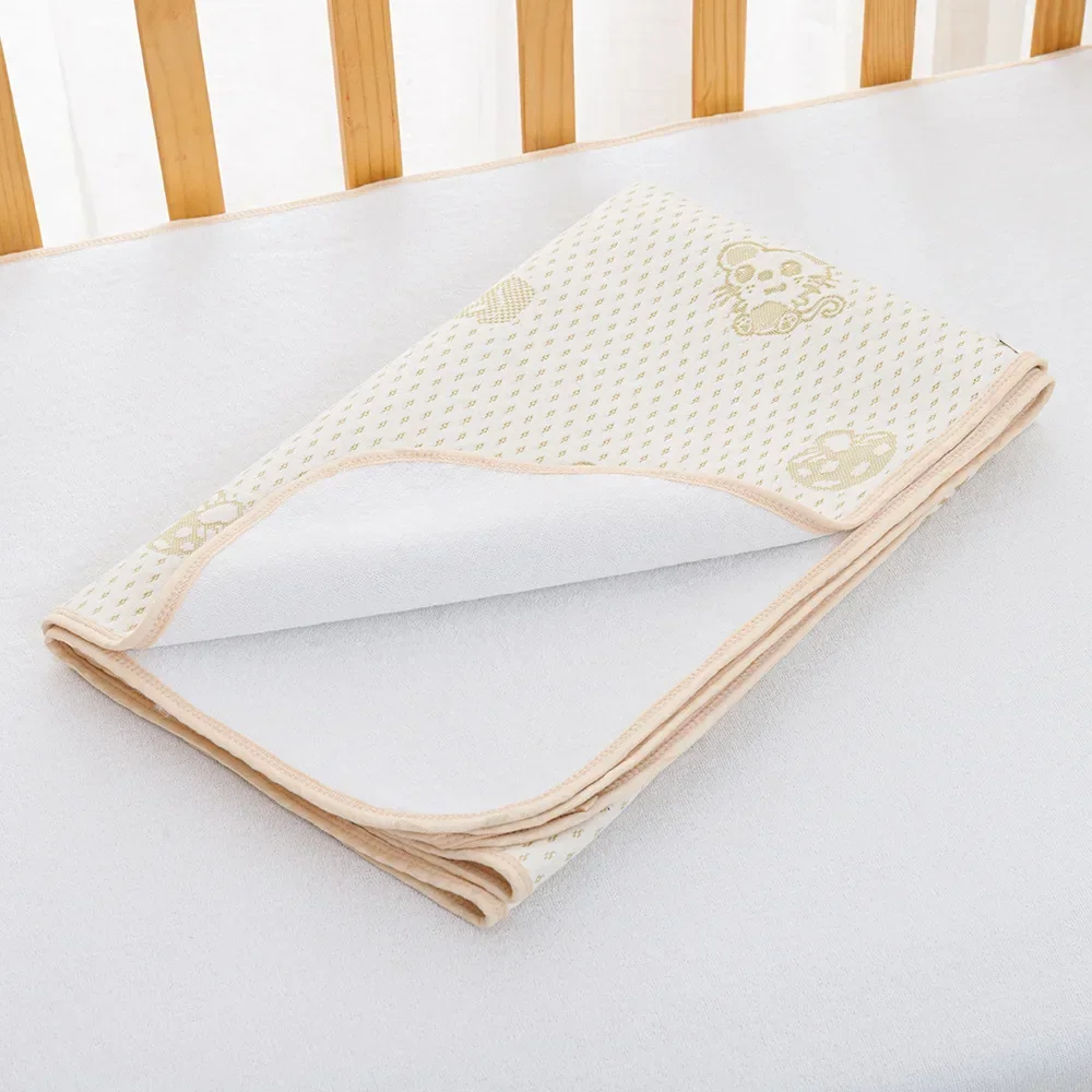 Diaper Changing Pad Changing Mat  Washable Waterproof Nappy Newborn covers  Reusable Infant cotton Urinal Mat Breathable Baby