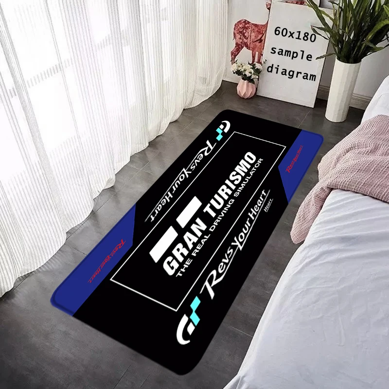 Floor Mat G-Gran-Turismo Non-slip Foot Rug for Entryway Hallway Carpet Kitchen Water Absorbed Rugs Soft Bedside Mats Home Decor