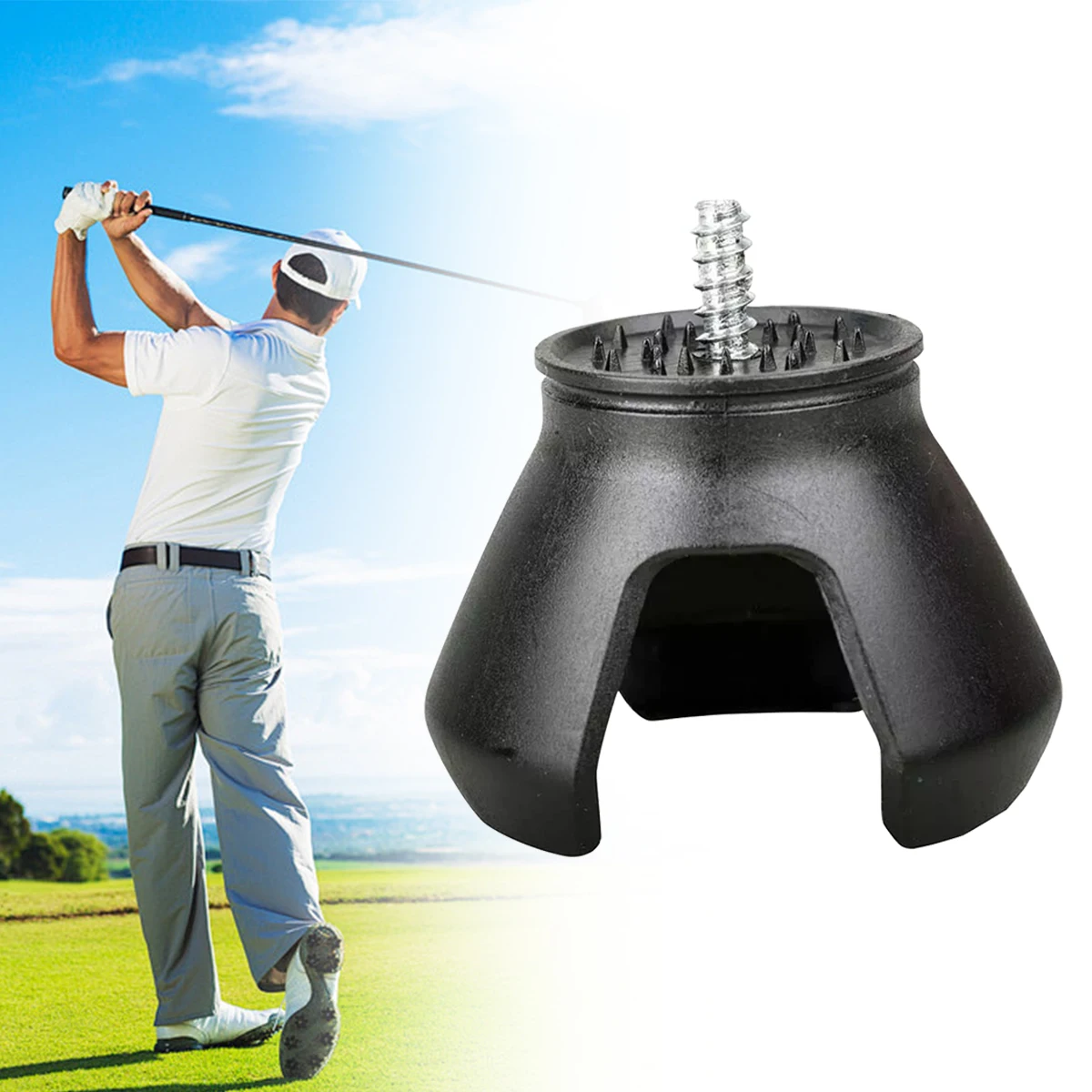 

1Pcs Putter Golf Ball Picker Upper Retriever Pick Up Tool Golf Putter Grip Collector Easy To Use