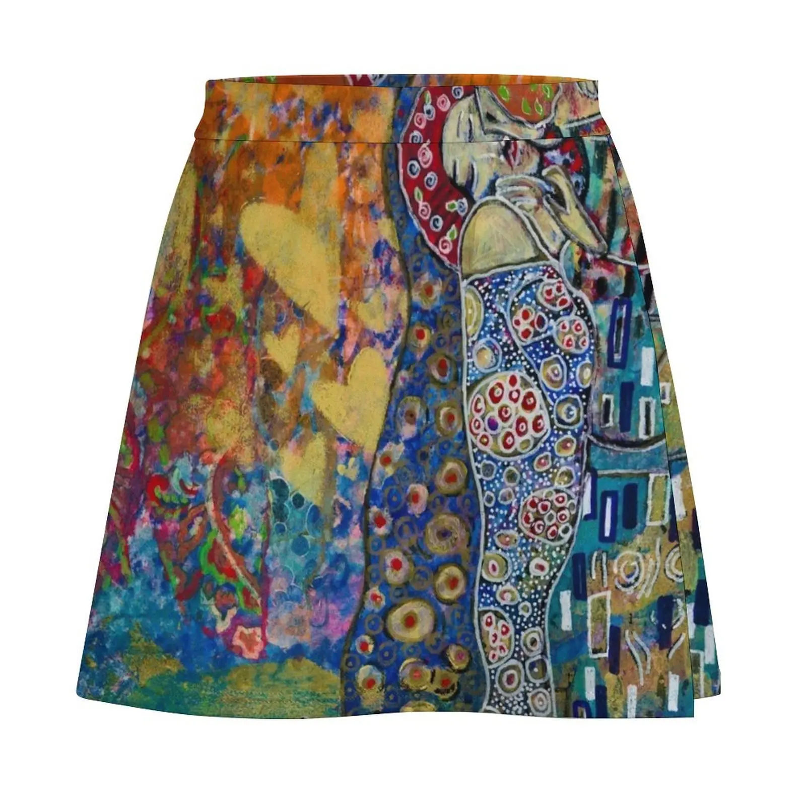 The Lovers - homage to Gustav Klimpt Mini Skirt dresses for prom fairy core Mini Skirt