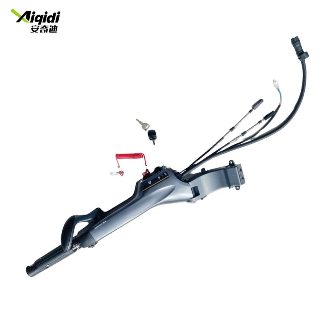 Aiqidi Boat Throttle Steering Handle Boat Outboard Steering Tiller For 60HP Outboard Motor