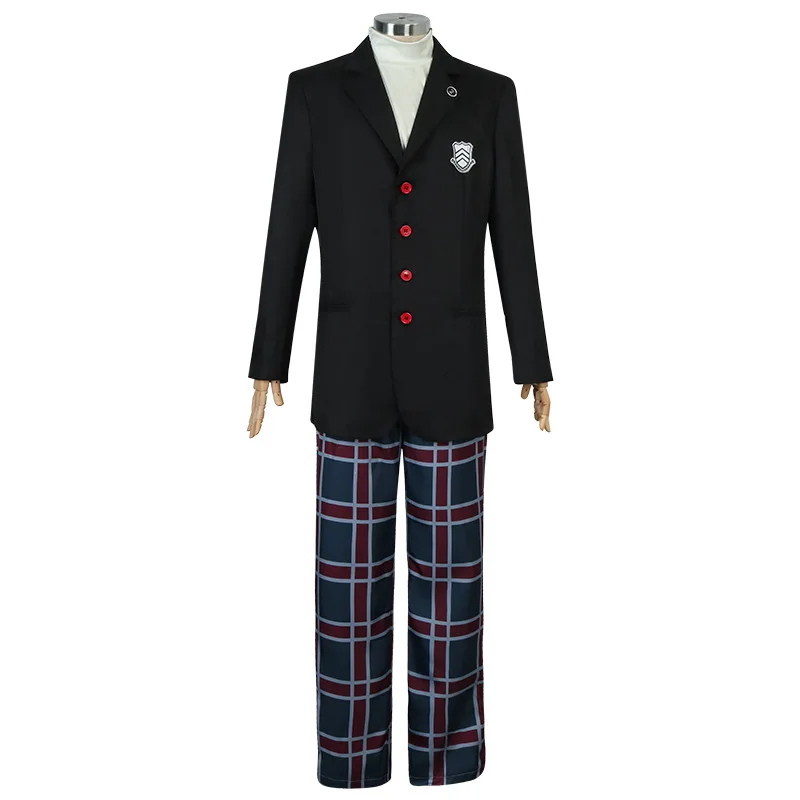 Game Persona 5 Akira Kurusu Cosplay Costume P5Rain Palace Lotus  Ren Amamiya Full Set School Uniform Mens Unisex Blazer Outfit