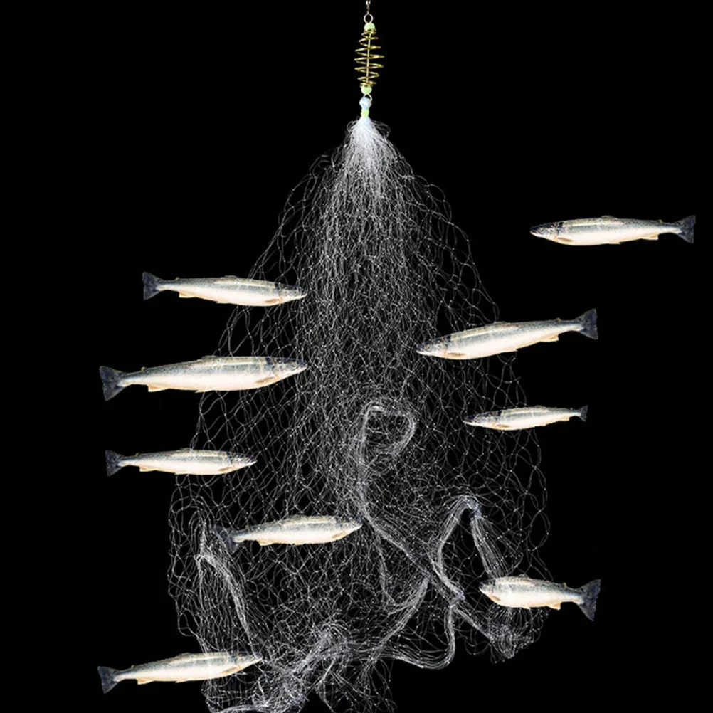 

4pcs Fishing Nets Multi-Function Portable Waterproof Mesh Professional Angling Supply Outdoor Fish Trap Fishing Accessory