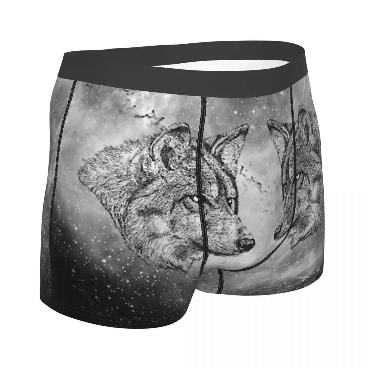 Underpants Cotton Panties Man Underwear Sexy Odin Wolves Shorts Briefs