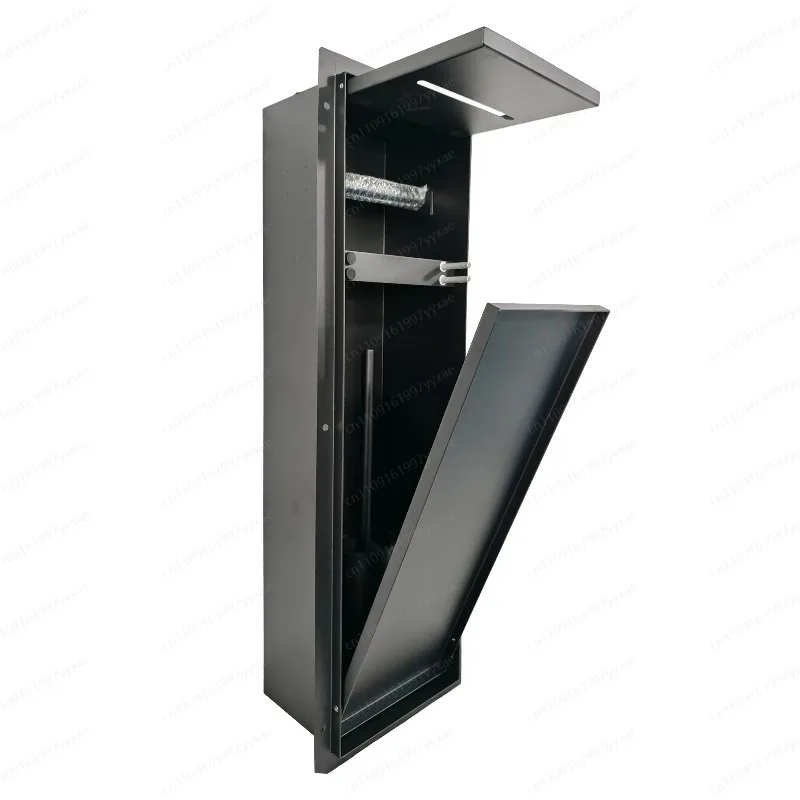 Hidden SUS304 Stainless Steel Tile‑Insert Toilet Brush Holder Wall‑Mounted Recessed Built‑In Bathroom Accessory