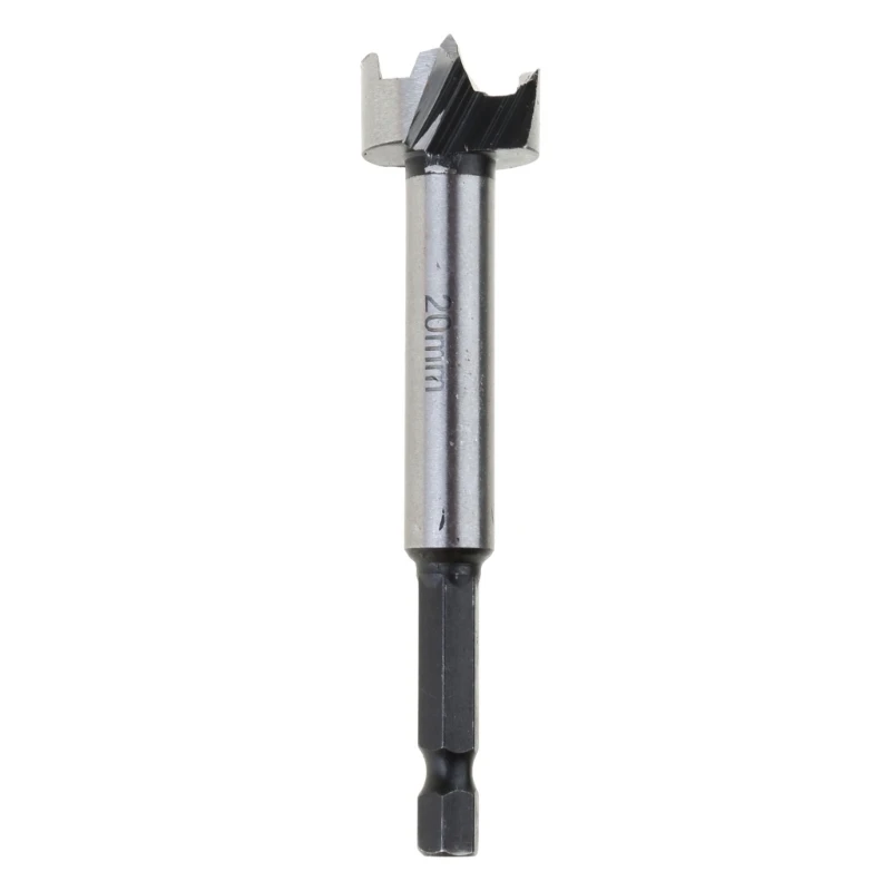 Woodworking Carbides Tipped Forstner Drill Bit Drilling Hole with 6.35mm Shank for Clean and Smooth Holes