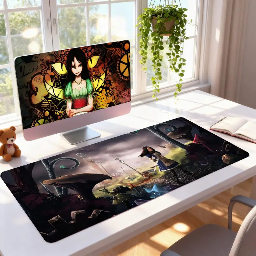 

Alice Madness Returns Mouse Pad Rubber Computer Laptop Official Game Super Colored Print Aesthetic Pretty Fashion Luxury Mat