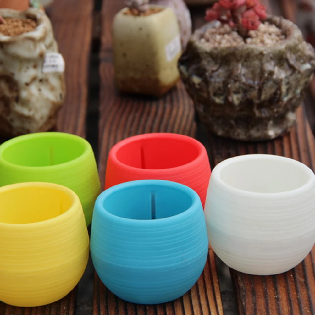

Pots for Indoor Plants Houseplant Decoration Container Flower Cactus Cute Planter Blue