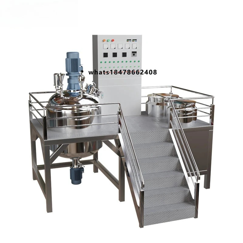 LINHONG Fixed Type Cosmetic Production Equipment Vacuum Homogenizing Cream Making