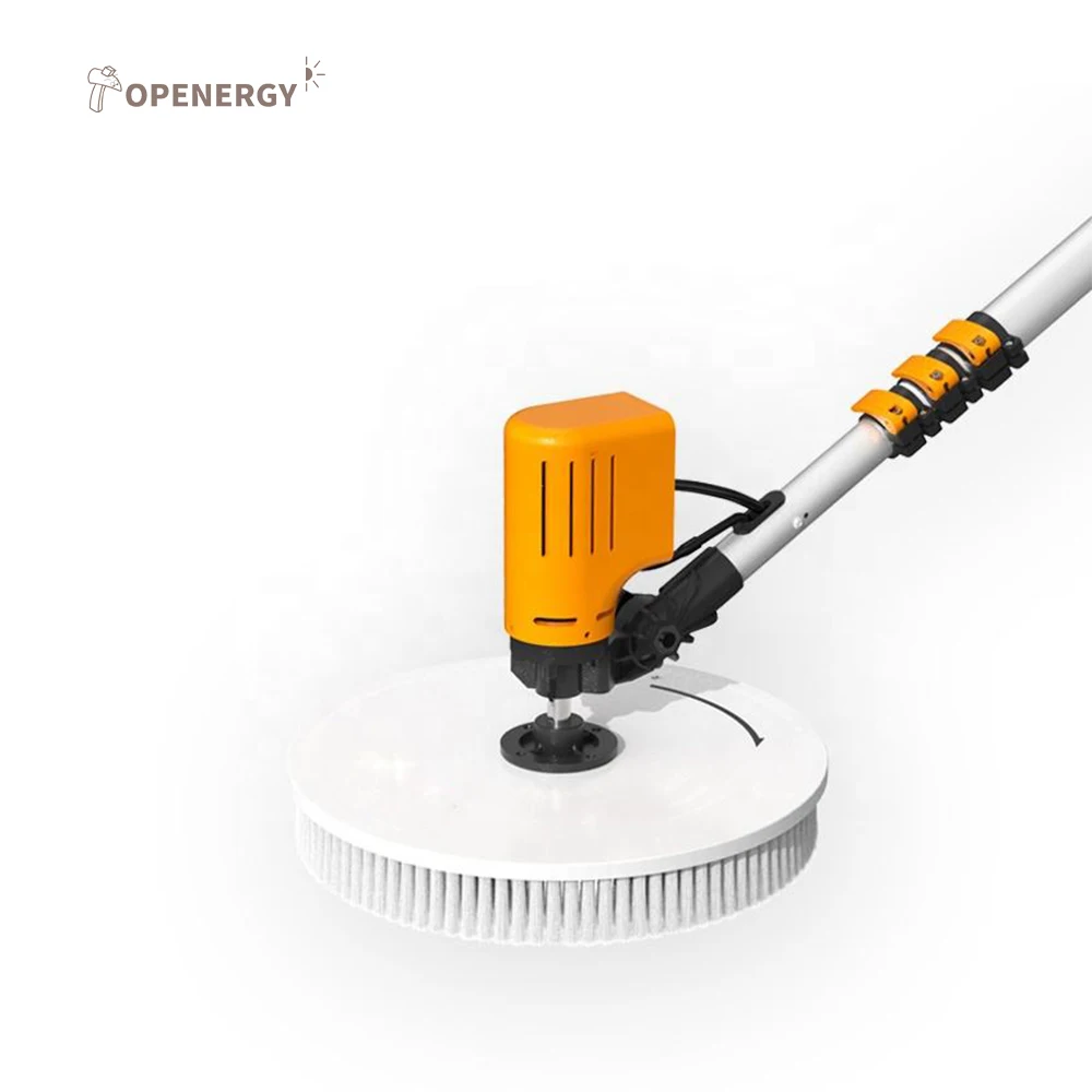 Single Head Solar Panel Cleaning Machine With 3.5m 5.5m 7.5m Length Window Cleaning Brush For Solar Panels