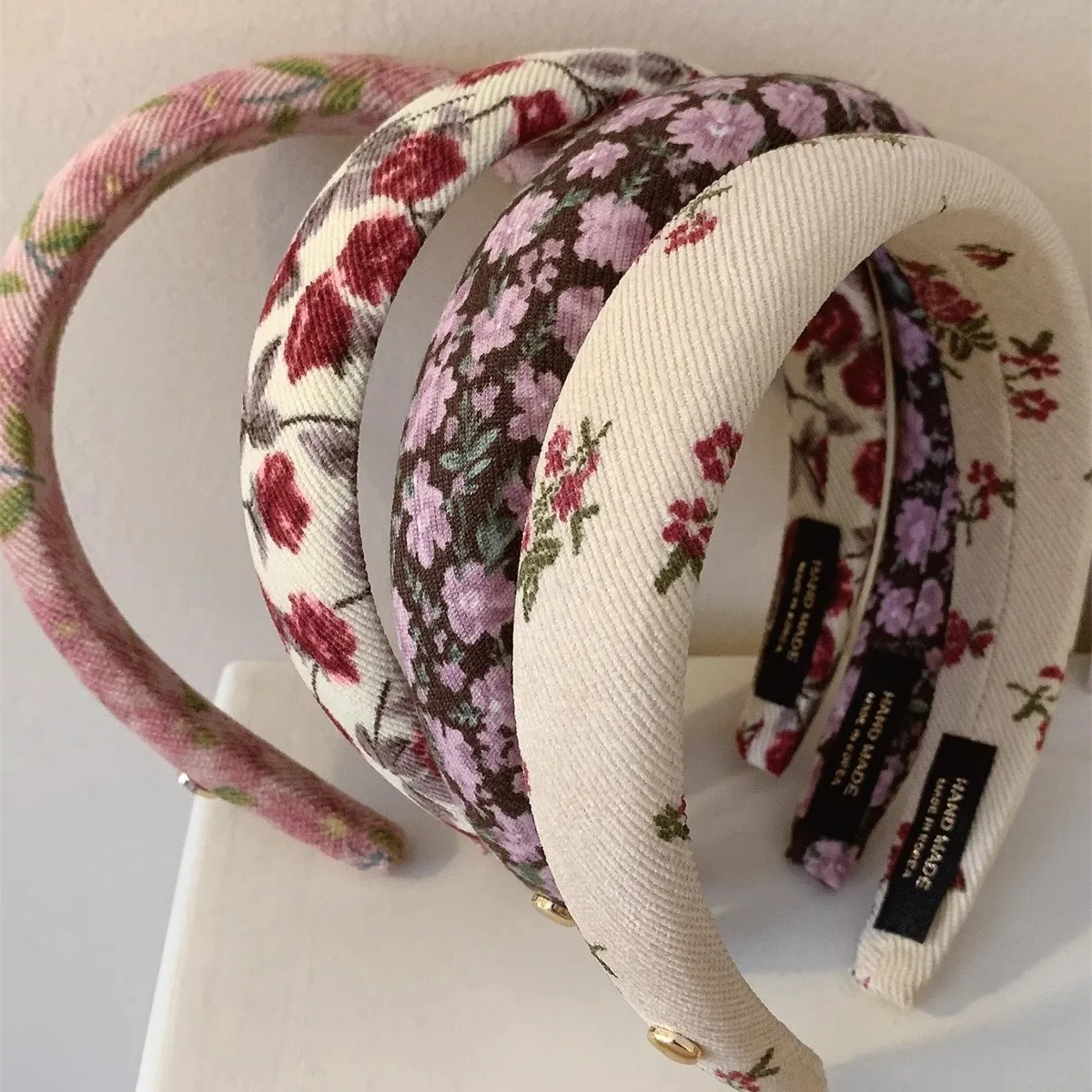 Retro Floral Elegant Pattern Simple Headband For Women