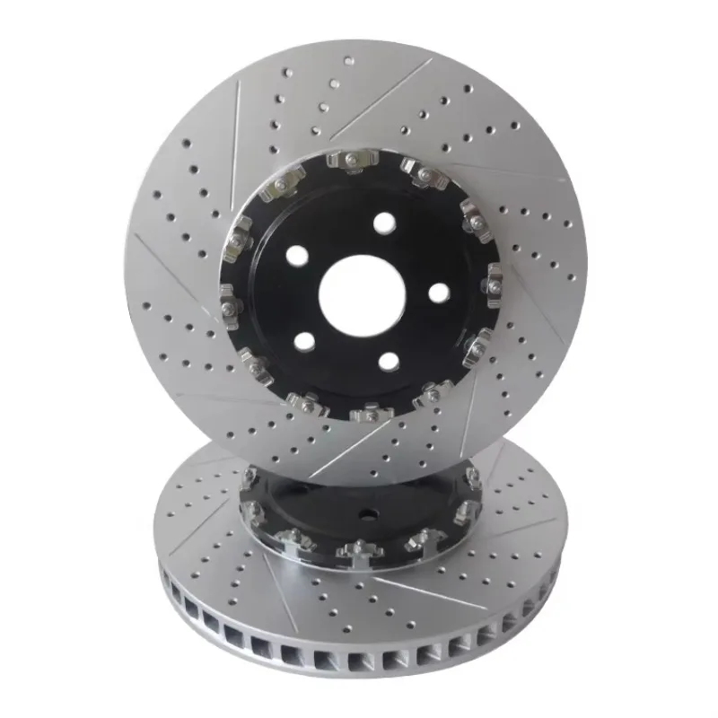

400MM 68305562AB 1 Pair Front Disc Brake Rotors For Jeep Grand Cherokee Trackhawk Hellcat 18-19
