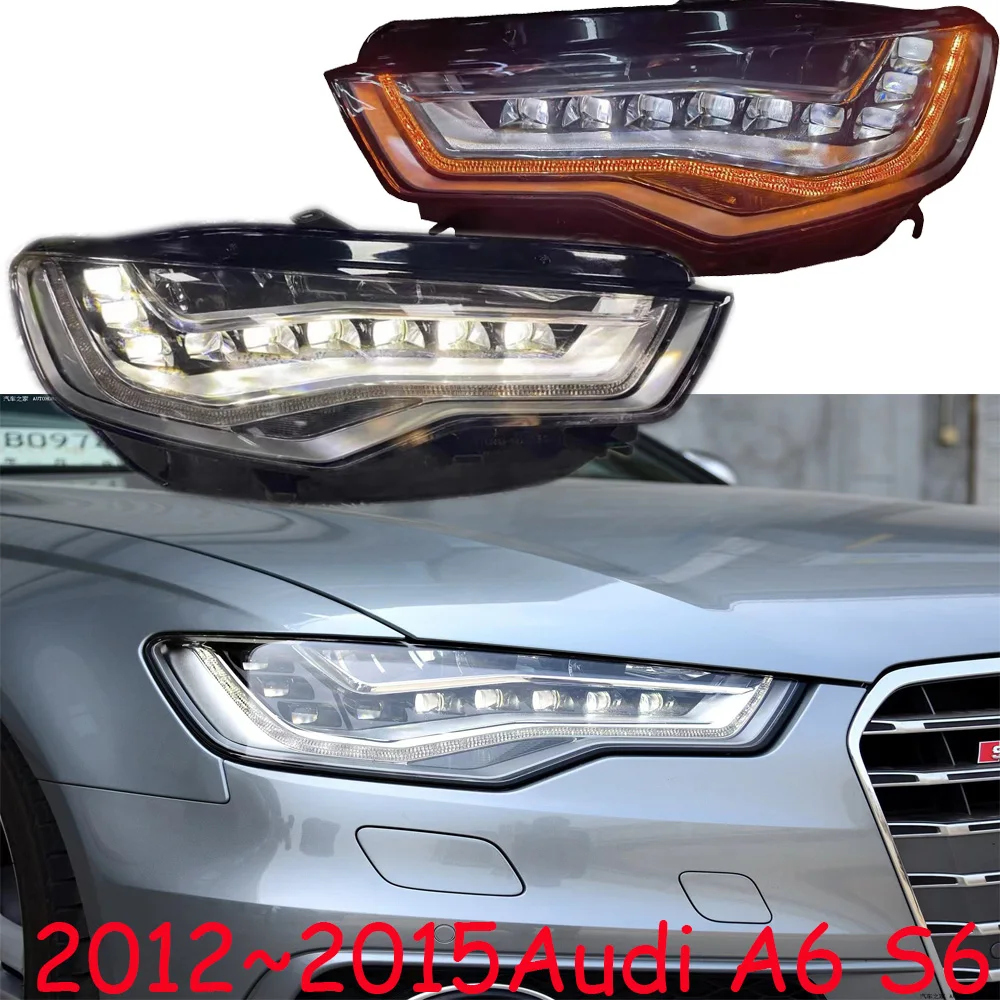 

1pcs car bumper A6C7 headlamp for Audi A6L headlight 2012~2017y ALL IN LED car accessories for Audi A6 fog light