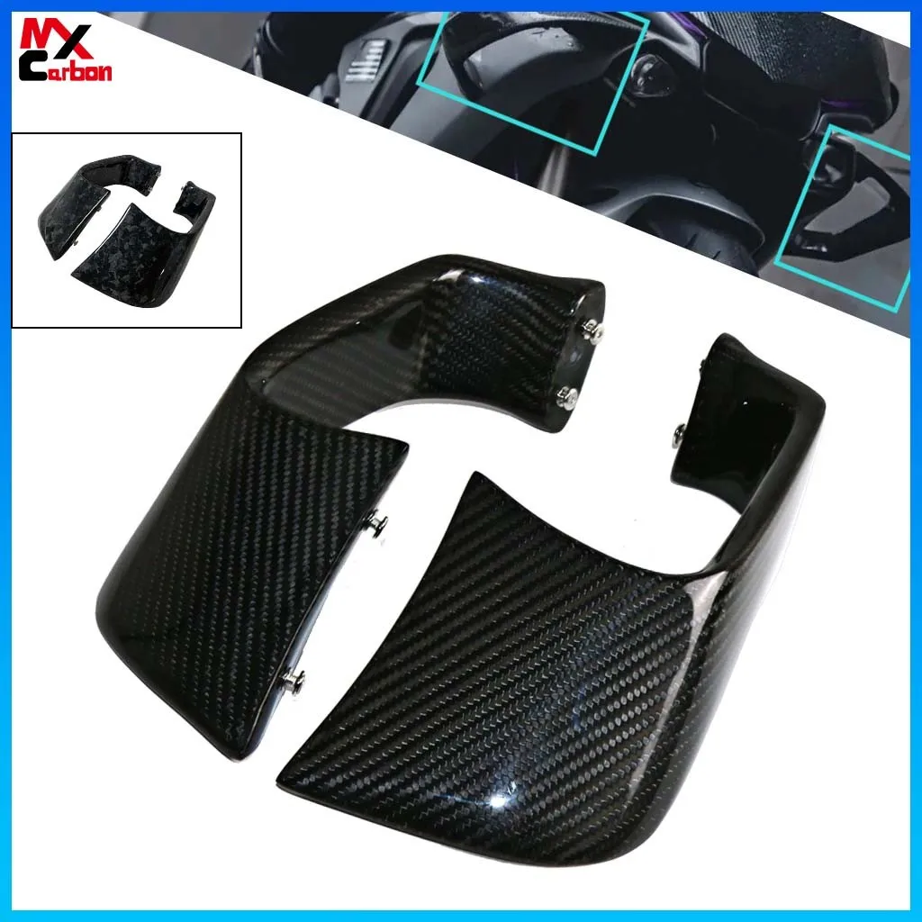 

Motorcycle Winglet Front Spoiler Front Side Panel Fairing Wing Full Carbon Fiber Kit For Yamaha R1 R1M 2020 2021 2022