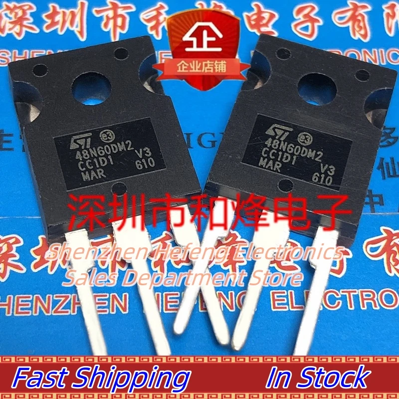 10PCS-20PCS 48N60DM2 STW48N60DM2  TO-247 600V 40A    Fast Shipping Quality