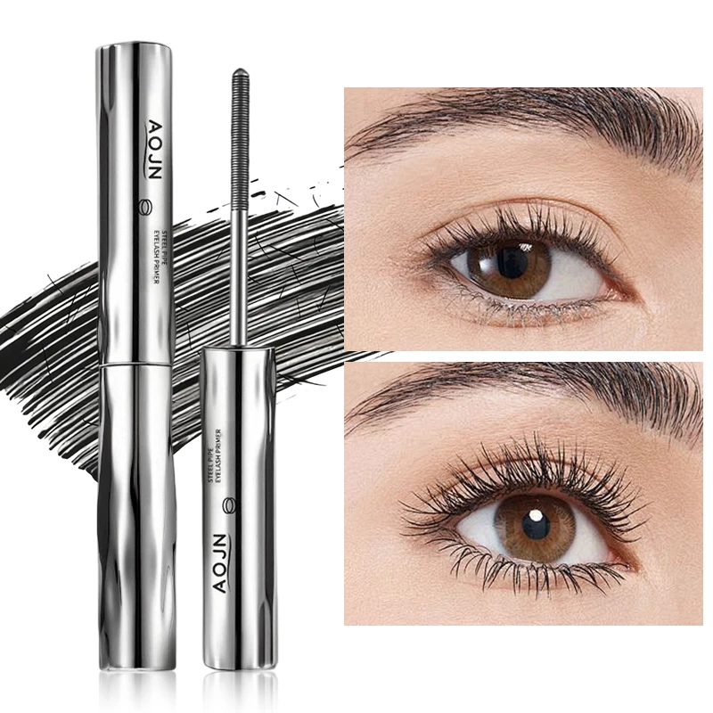 ماسكارا مادة حلزونية من أنابيب الصلب، قاعدة الماسكارا، رأس فرشاة حلزونية خاصة، ماسكارا أنبوبية فولاذية على مدار 24 ساعة، مكياج برايمر للرموش الدائمة #6