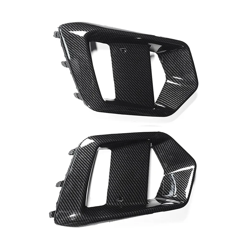 

For Ford Focus RS 2015-2018 Car Exterior Spare Parts Parts Fog Lights Frame Fog Lamp Covers Foglight Grille Carbon Fiber Look