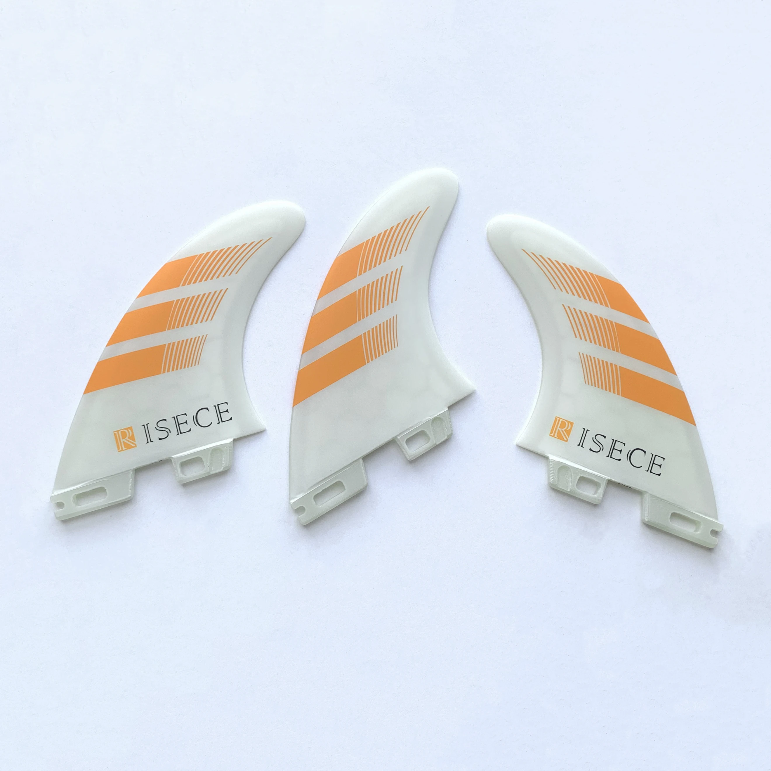 

RISECE FCS 2 MF Surfboard Fins Big Honeycomb Performance Tri Fin Compatible with Single Tab or Twin Tab II Surfboards