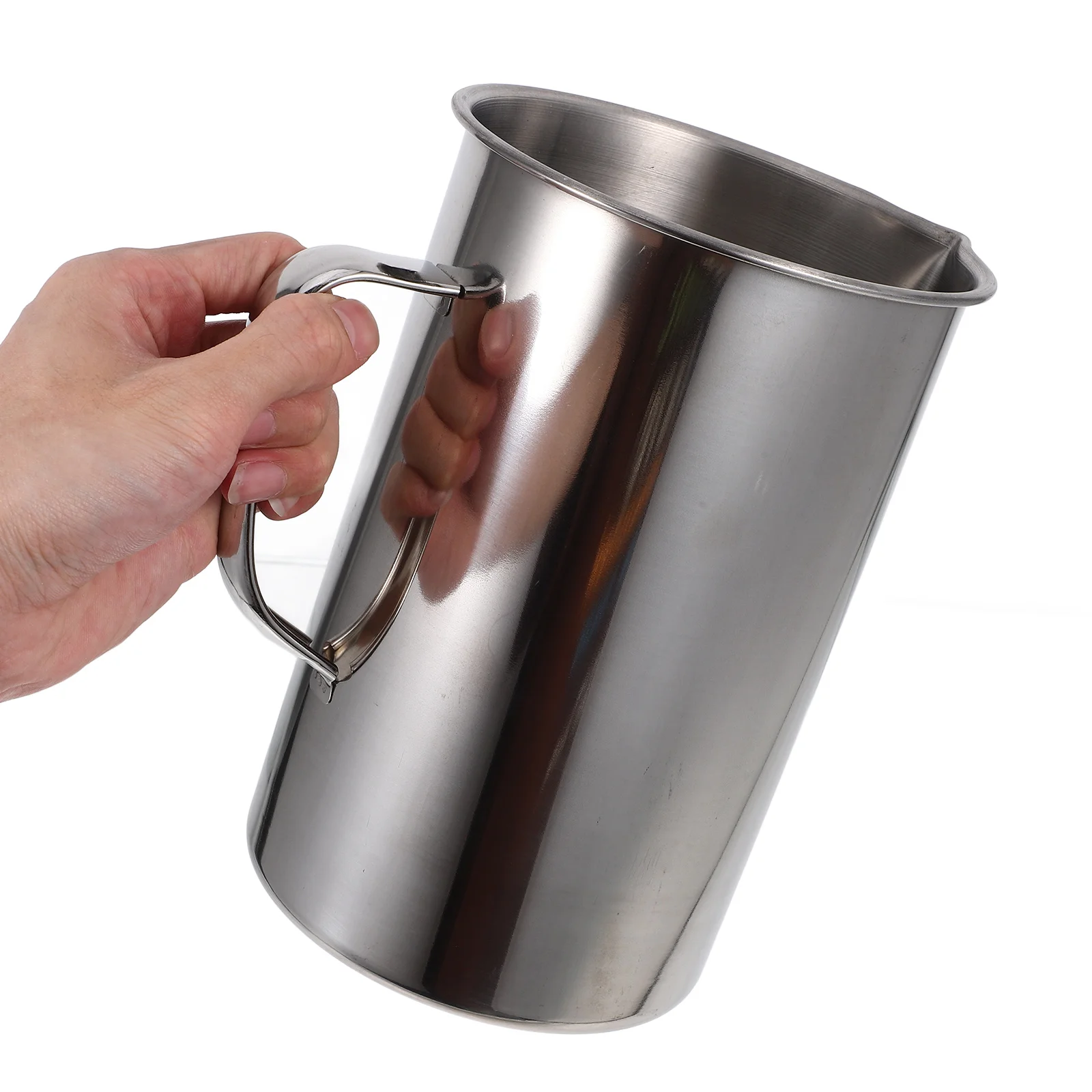 2000 Ml Stainless Steel Measuring Cup with Handle Pouring Pitcher Milk Frothing Kitchen Baking Accessory