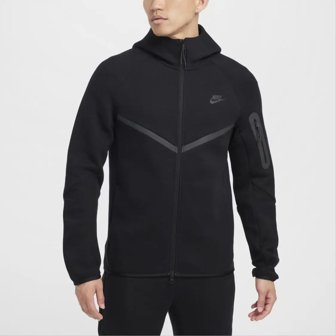 Nike Men’s Spring & Autumn New Hooded Knit Jacket, Loose-Fit Casual Training Outerwear HV0950-010