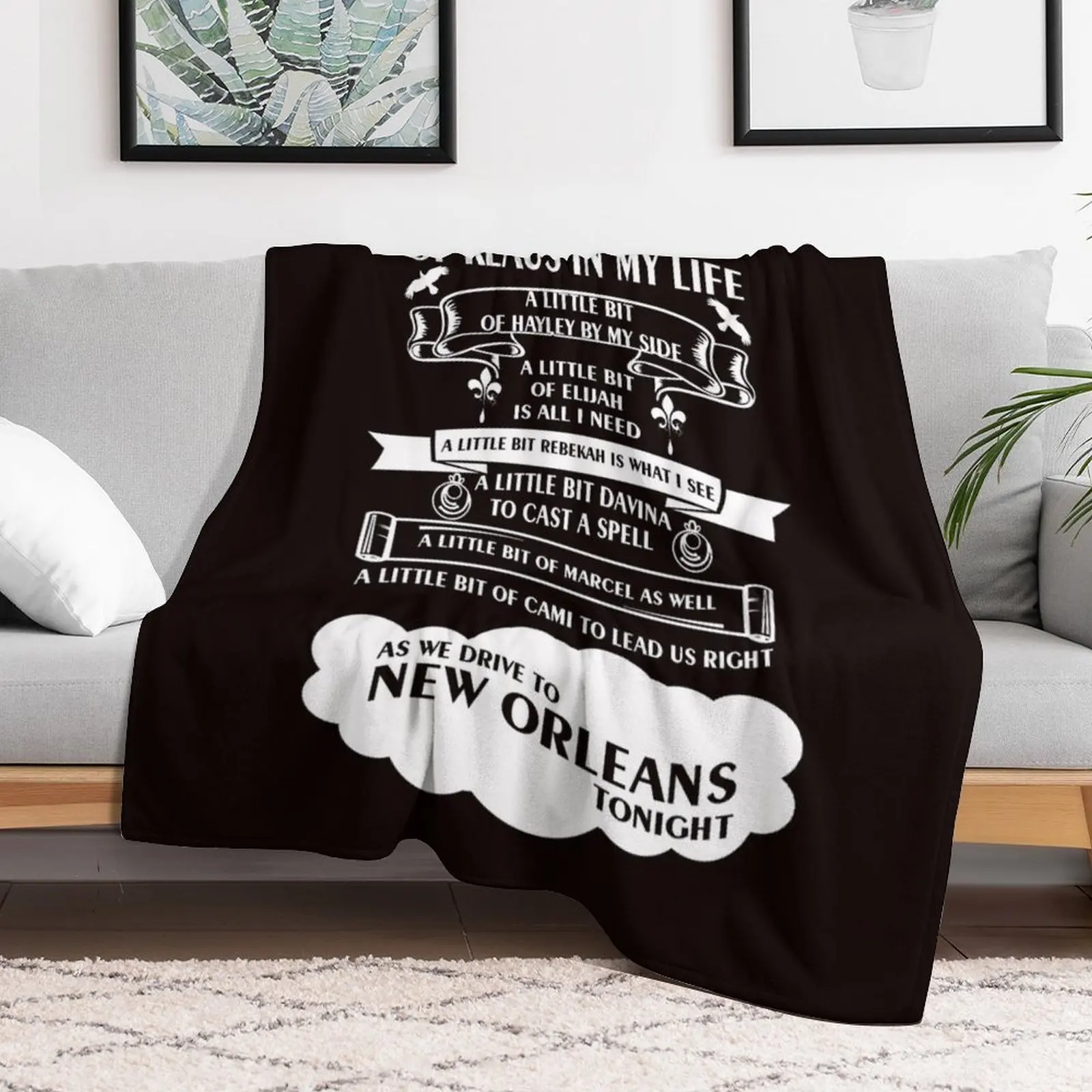 A little bit of Klaus In My Life Throw Blanket Multi Purpose Soft Warm Blanket for Home Travel