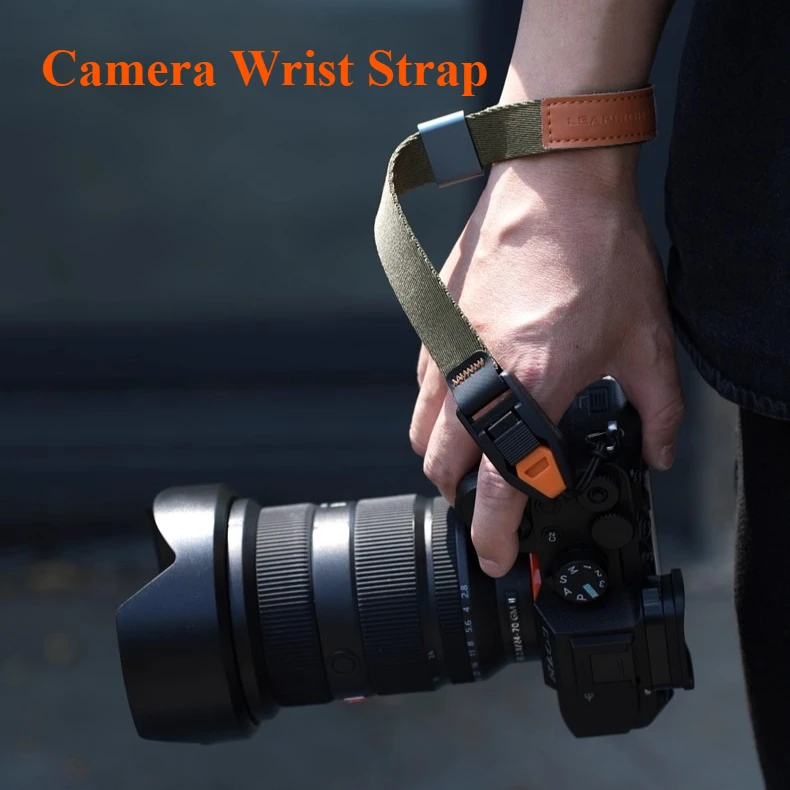 Universal Quick Magnetic Locking Buckle Camera Wrist Strap for Sony Canon Nikon DSRL SLR Camera Strap High Load-bearing