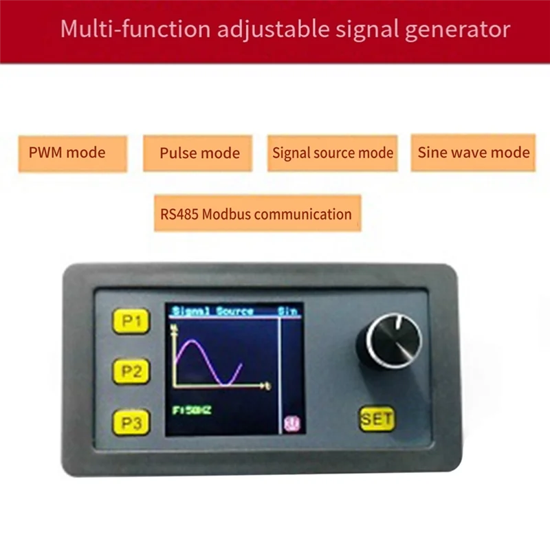 Módulo ajustable de pulso PWM, onda sinusoidal de 4-20Ma, generador de señal multifuncional portátil de 2-10V, Modbus RS485, A