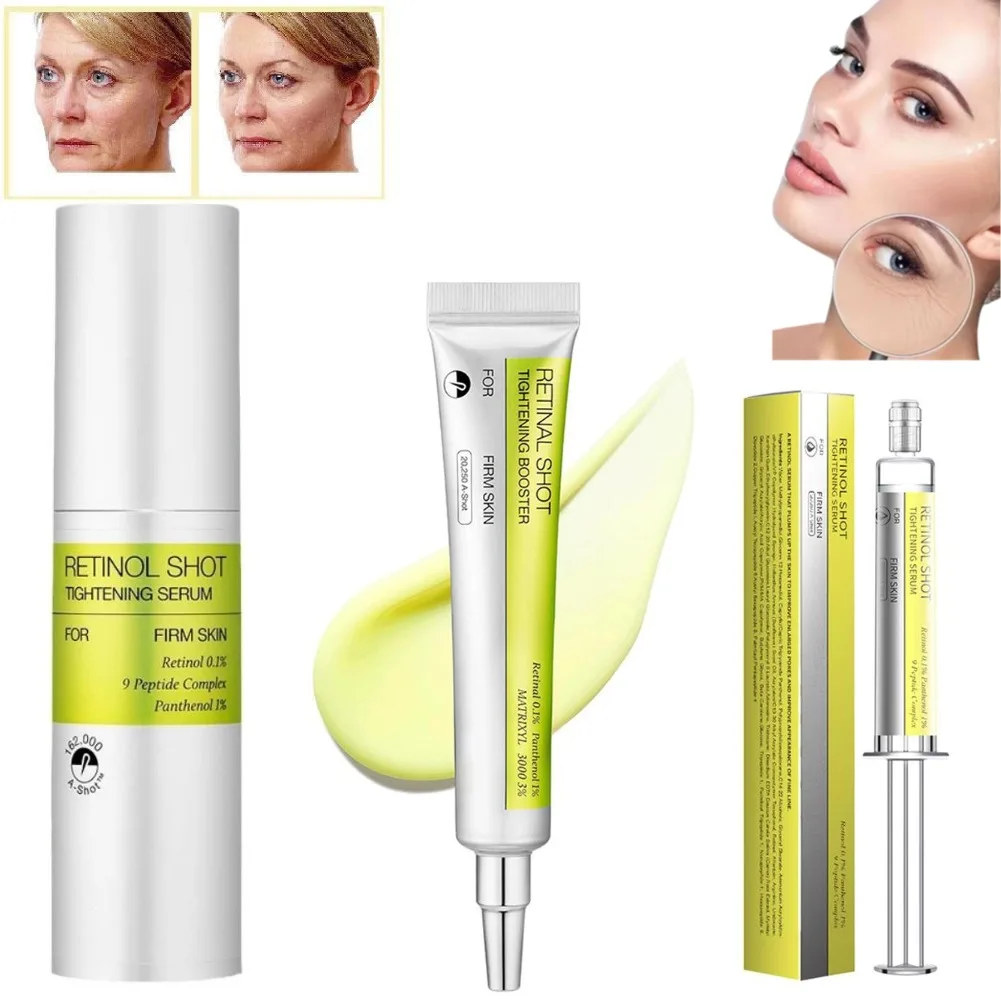 Korean Original Retinol Shot Tightening Eye Cream Vita A Moisturizing Brighten Essence Lift Firm Skin Ampoule Skin Care Set