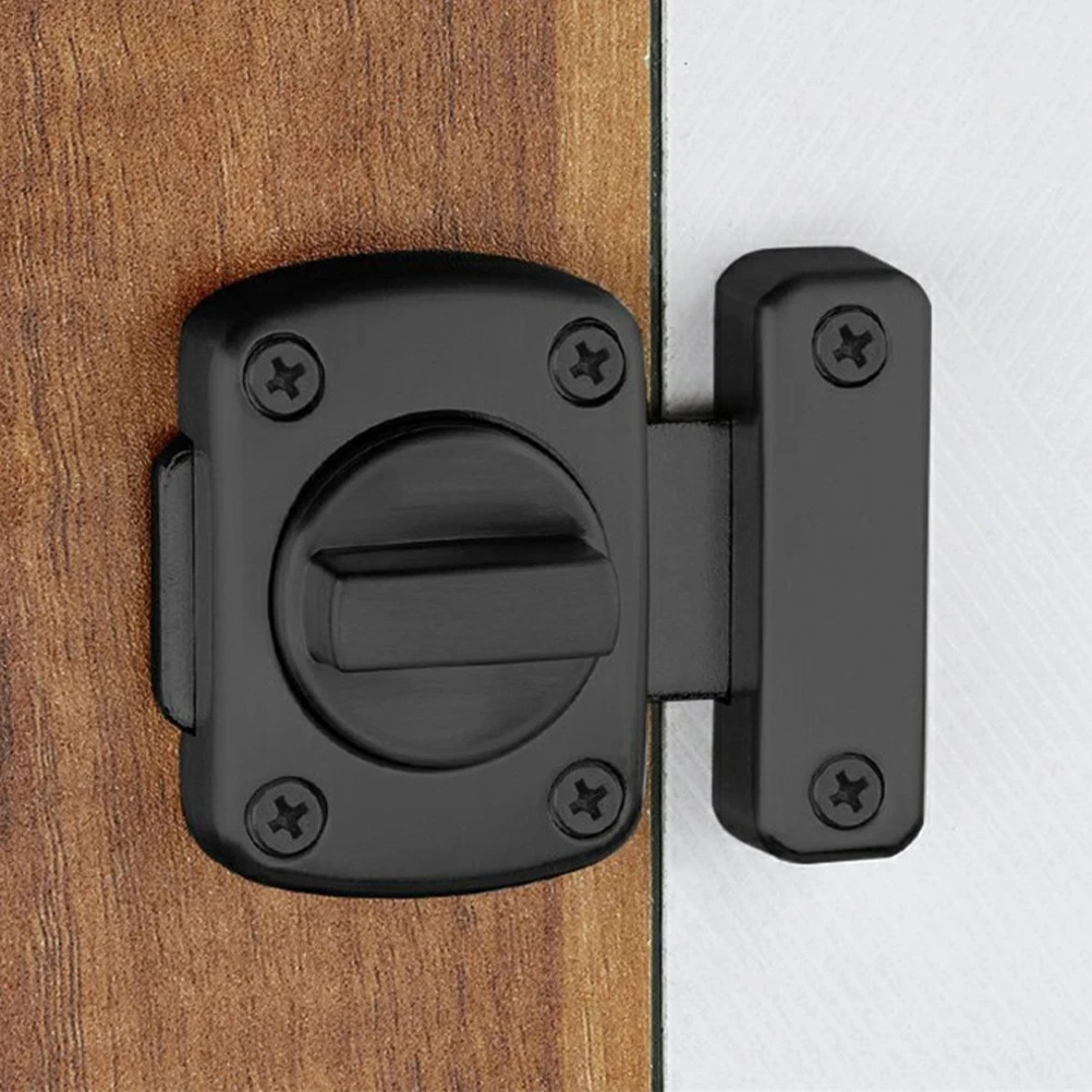 

Door Latch Slide Bolt Lock Latch Zinc Alloy Durable for Bathroom Bedroom Door Privacy Security Slide Bolt Bathroom Lock
