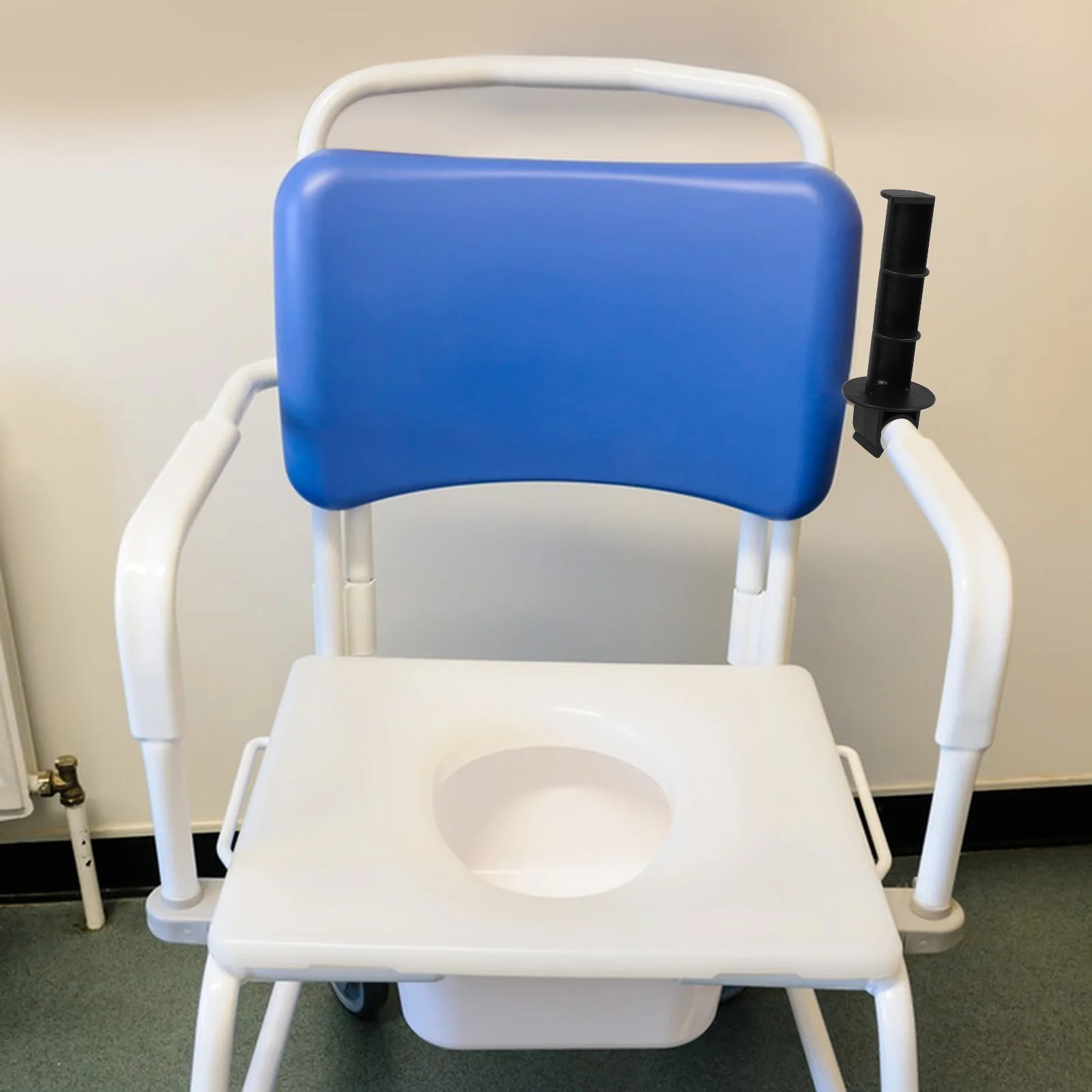 Elderly Toilet Paper Holder for Commode Chair Soft Cushion Lift Transfer Support Bathroom Accessibility Aid