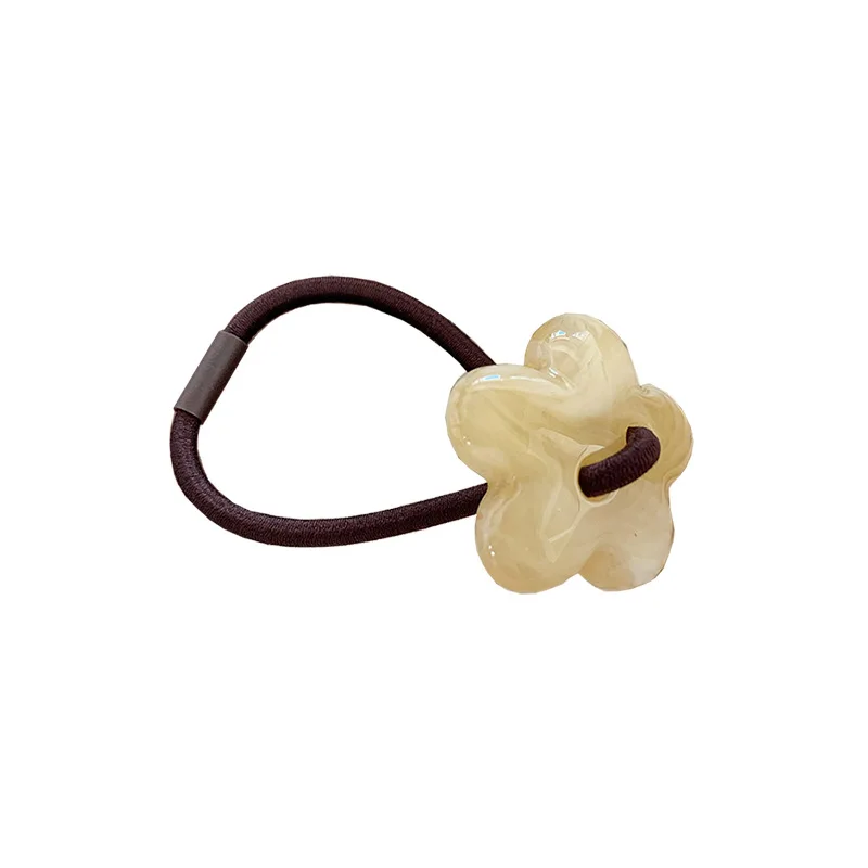 Korean Style Flower Design Hair Ties for Women