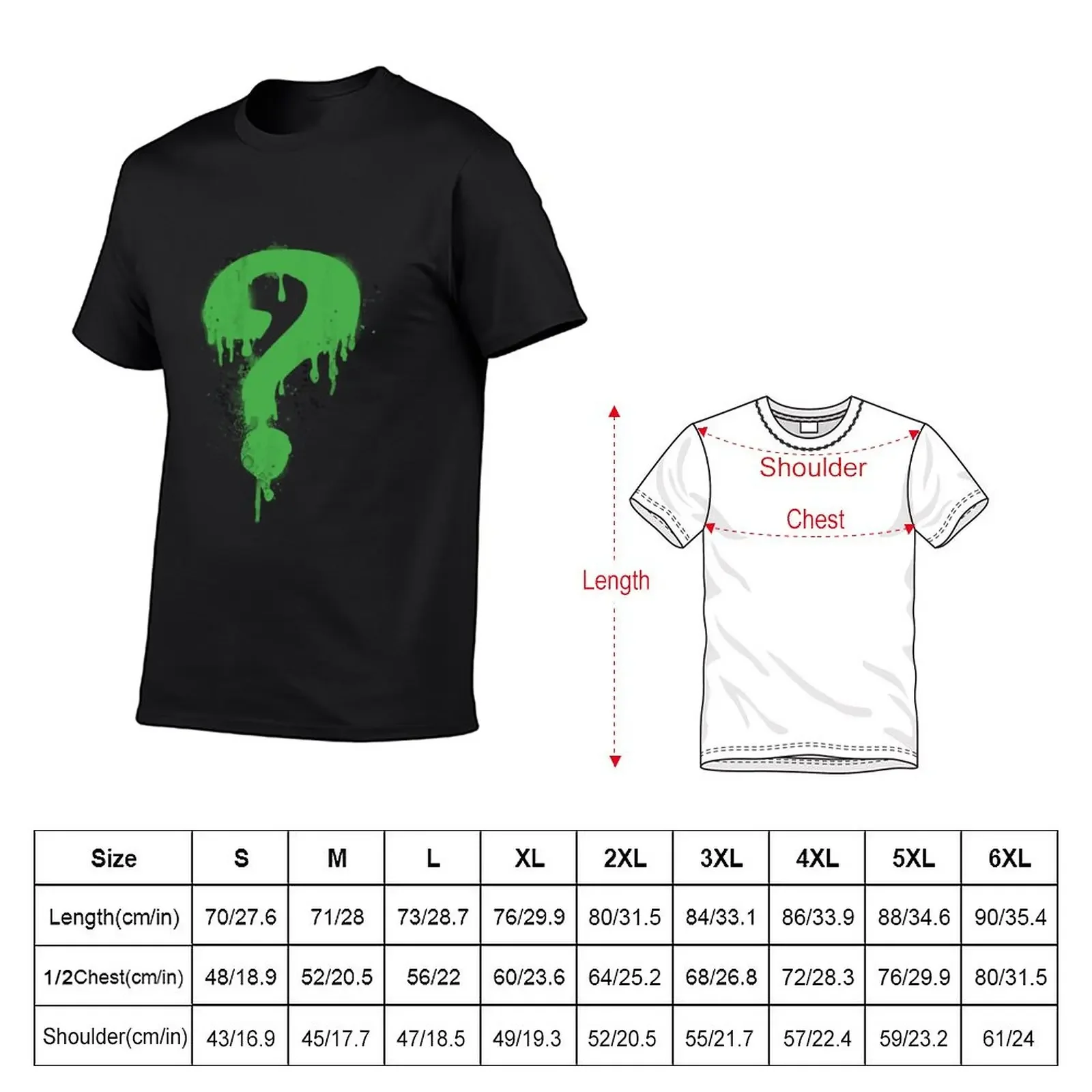 New riddler question mark T-Shirt Short t-shirt sweat shirts men graphic t shirts