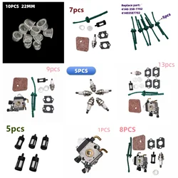 Carburetor WITH Fuel Line Oil Bubble Primer Bulb Spark Plug Fuel Filter KIT For STIHL FS38 FS45 FS46 FS55 FS74 FS75 FS76 FS80