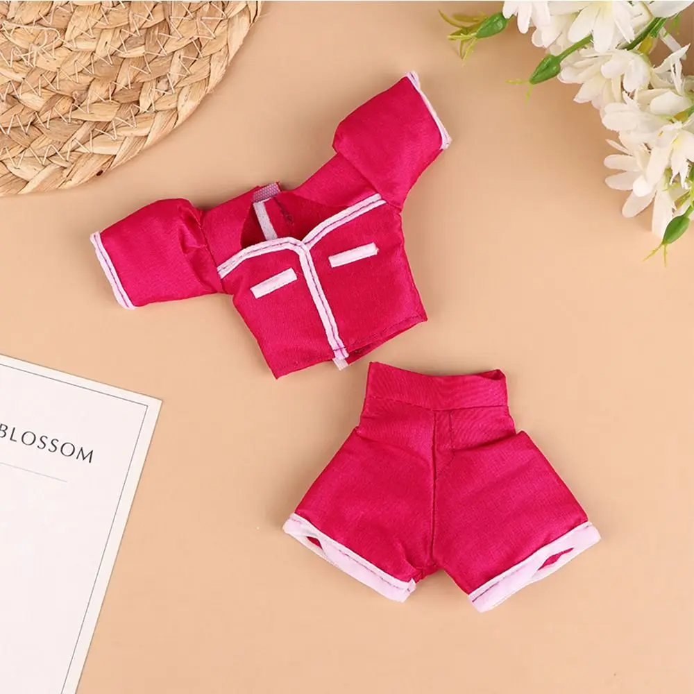 Stoff puppe Kurzarm Shorts interessante Hasen kleid Puppe Stirnband Puppe Outfits Kleidung Puppe Strümpfe Kinderspiel zeug