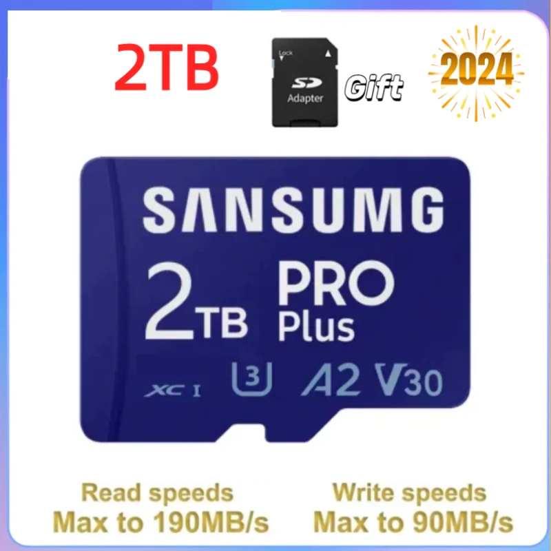 Tarjeta Micro SD Original, memoria de 2TB, 1TB, Clase 10, TF, SDXC, 1TB, U3, 4K, para teléfono, Dron, cámara, Steam Deck