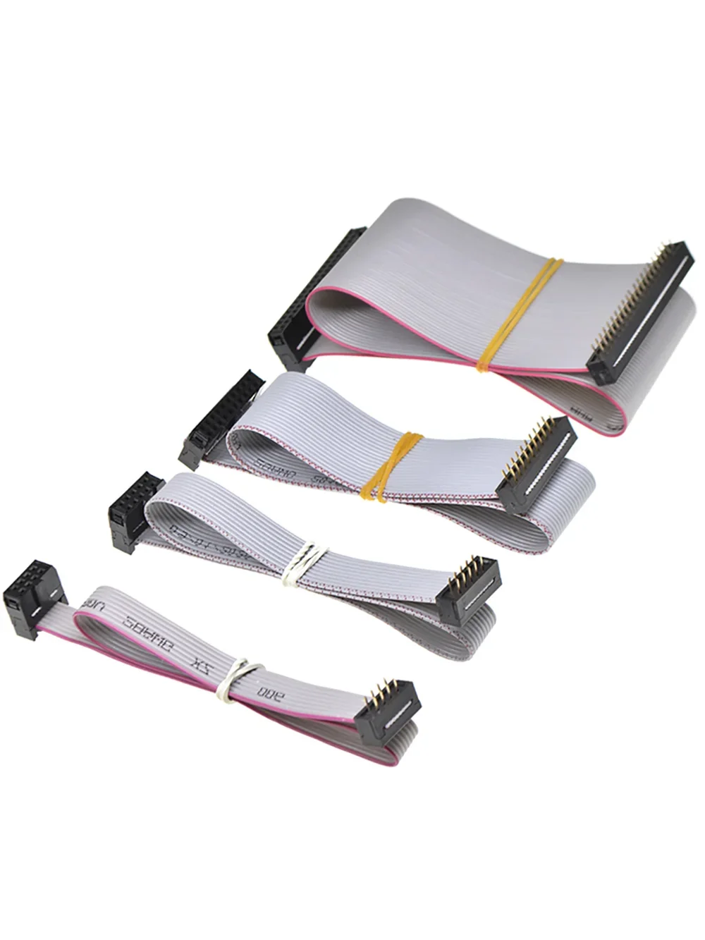 

2Pcs FC-FD DC4 IDC 2.54MM 6P/8/10/12/14/16/20/24/26/30/34/40 Pin Pitch Male To Female Connector Flat Ribbon DOWNLOAD Data Cable