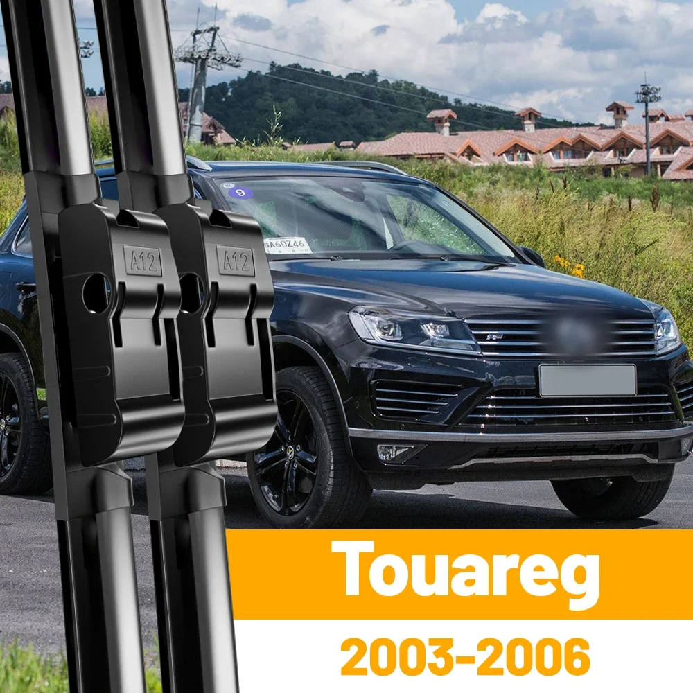 

Wiper Front Wiper Blades For VW Touareg 2003 2004 2005 2006 Windshield Windscreen Front Window 26"+26" Accessories