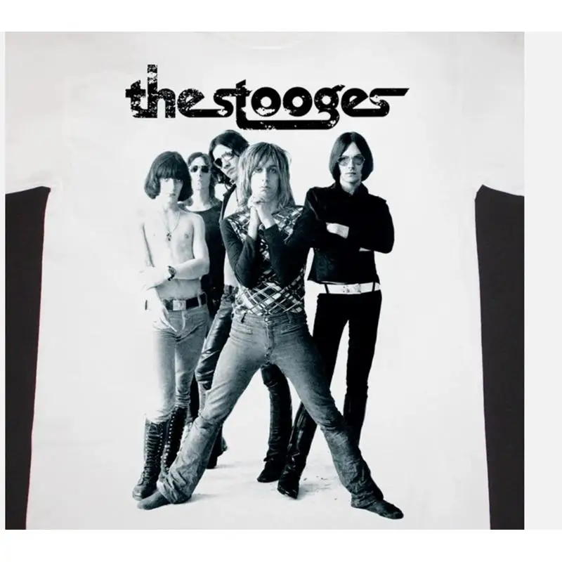 The Stooges Five Band Members 1970s T-Shirt