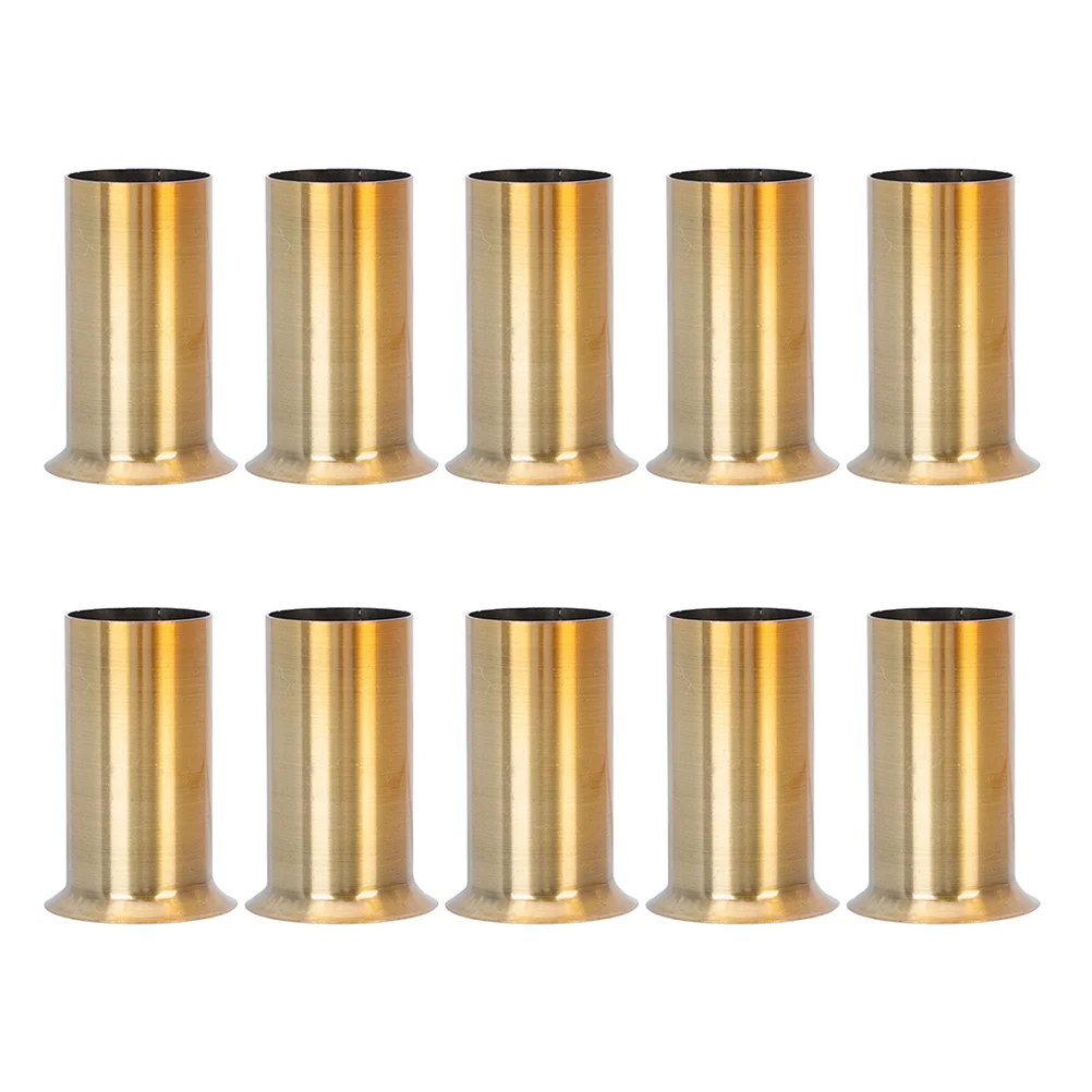 

10 Pcs Chandelier Casing Socket Covers for Chandeliers Lamp Base Sleeve Candelabra Flanging Holder Tube