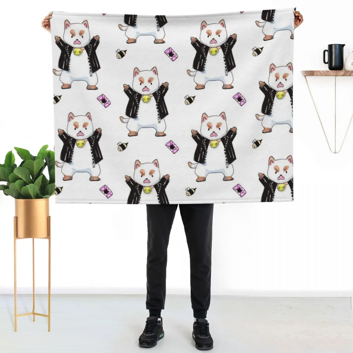 I am a tough guy!!! Throw Blanket Thermals For Travel Decorative Sofas Large Softest decorative Plush Blankets