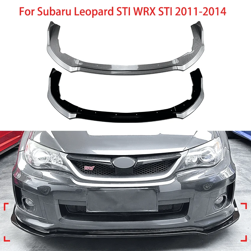 

Three Stage Front Lip Shovel Decoration Spoiler Diffuser Body Exterior Modification Kit For Subaru Leopard STI WRX STI 2011-2014