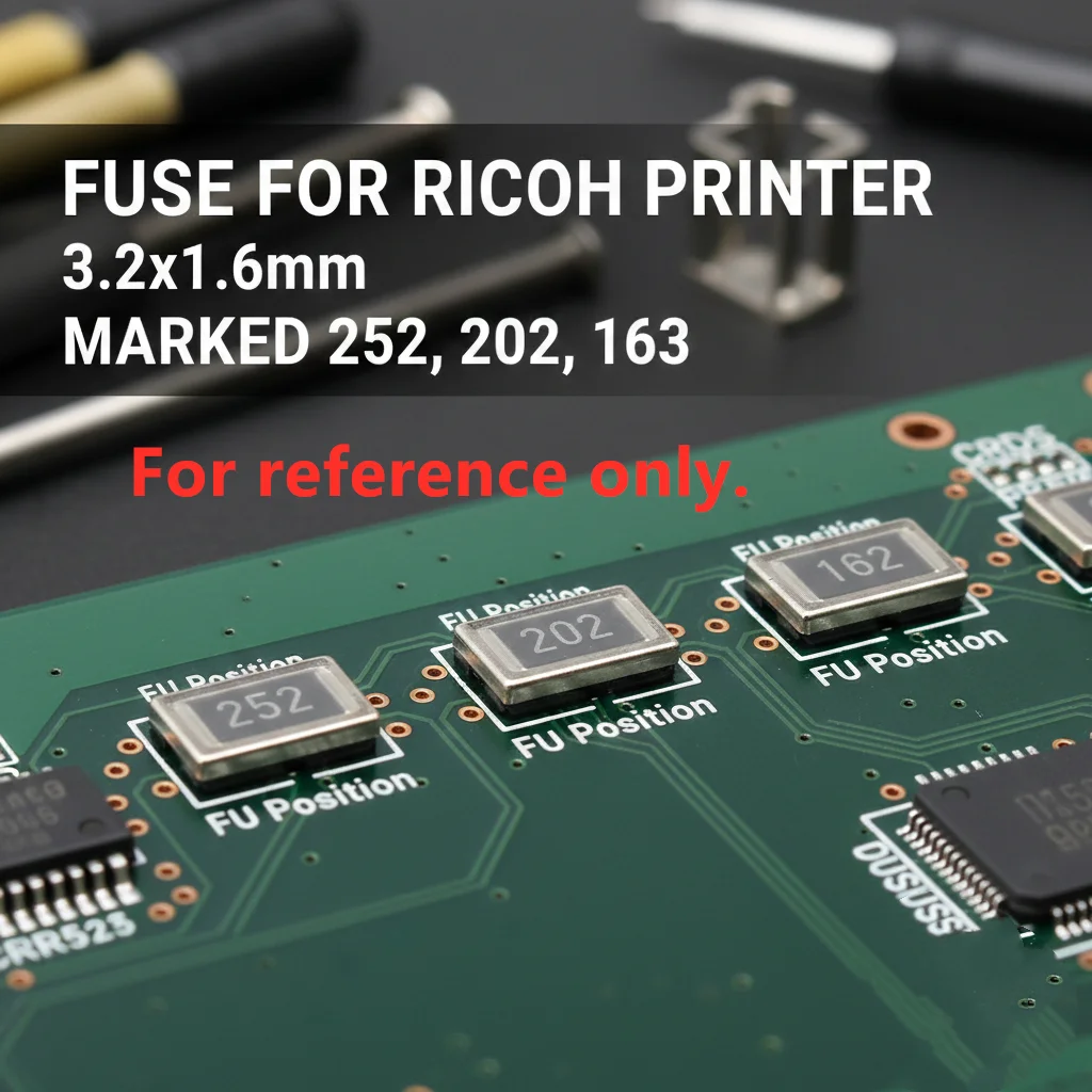 Fuse Marked 252 202 162 3.2x1.6mm (FU Position) for Ricoh Printer