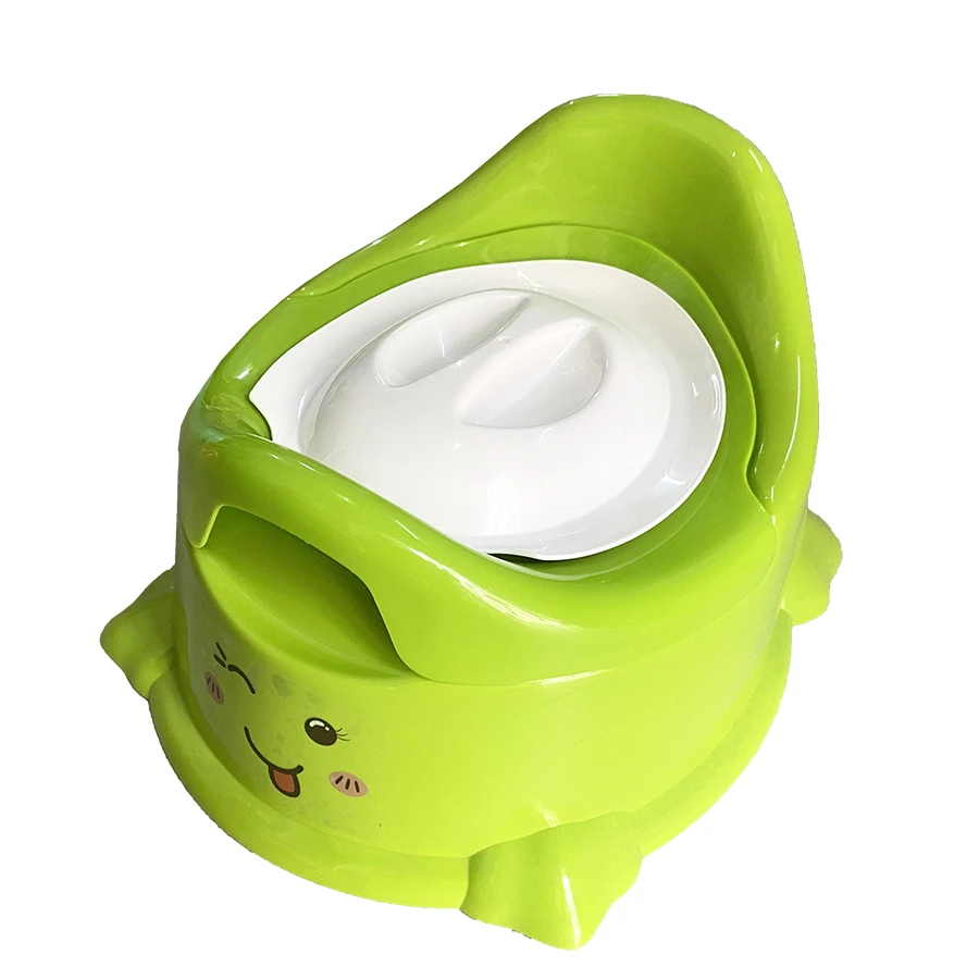 Portable Baby Potty Toilet Training Seat Cartoon Plastic Baby Potty Seat With Cover Children\'s Pot Travel Camping Pot Boy Urinal