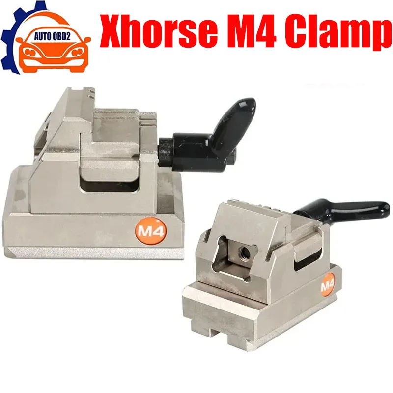 Xhorse M4 Clamp for House Keys Works with Condor XC-MINI Plus and Dolphin XP005 Supports Single/Double Sided & Crucifix Keys