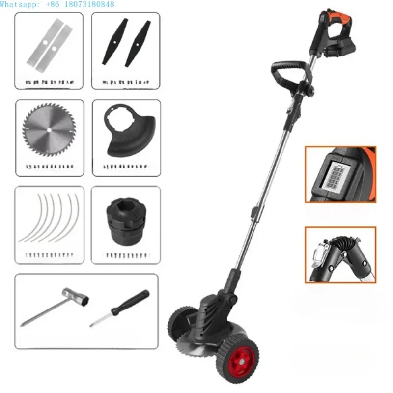 Battery Powered Garden Brushless Grass Cutter Machine Cordless Weed Eaters Electric Grass Trimmer For Weed And Grass Cutting