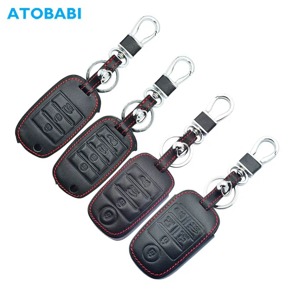 Leather Car Key Cas… - image