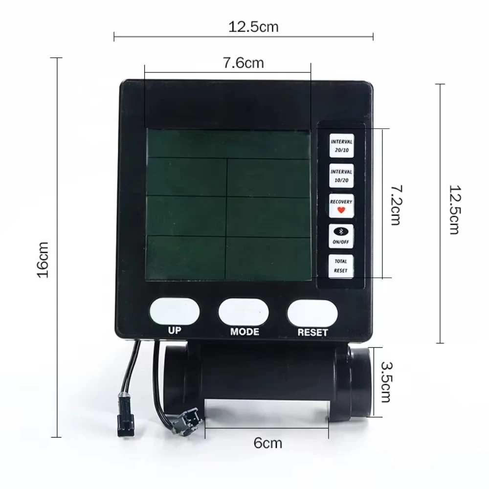 Fitness Rowing Machine Monitor Gym and Home Use Display for Rower Workouts