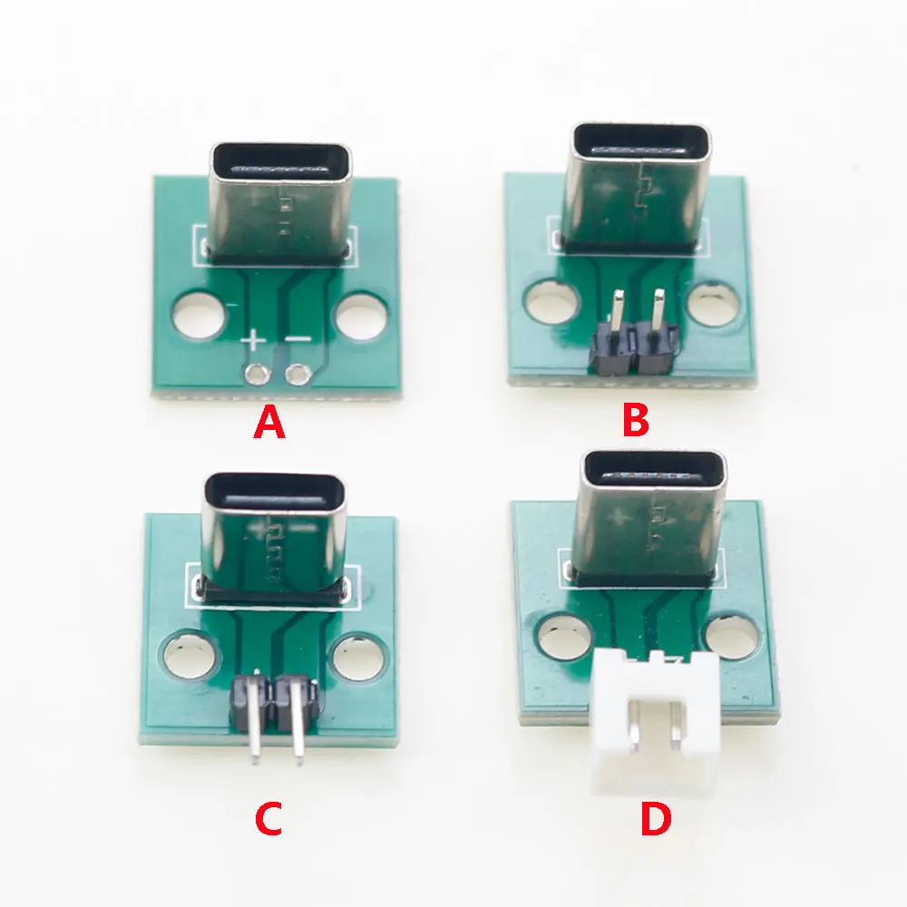 

1-10 pieces USB Type-C socket 6-pin plug test board sockets socket USB-C charging connector USB type C socket dock